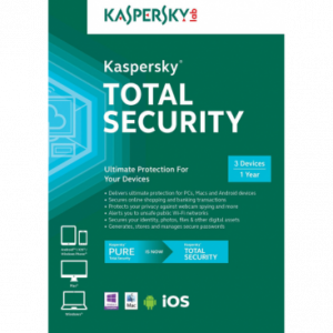 Kaspersky Total Security 3 Devices / 1 Year