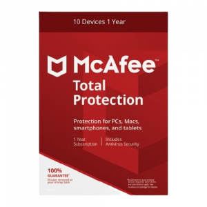 McAfee® Total Protection Family Pack - 10 Devices 1 yr