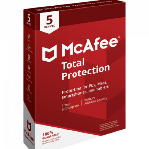 McAfee® Total Protection, 5 Device, 1 Year