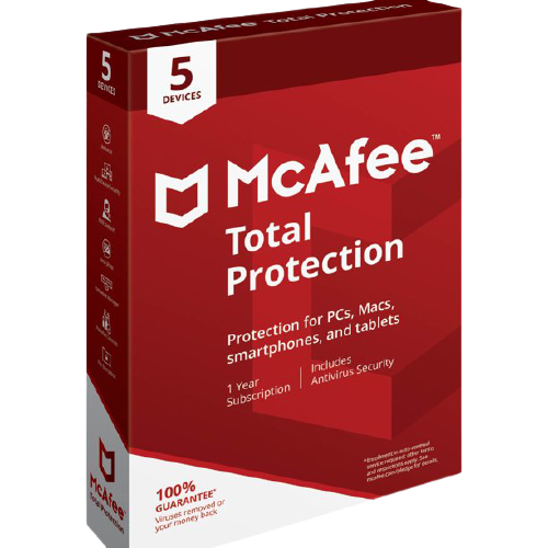 McAfee® Total Protection, 5 Device, 1 Year