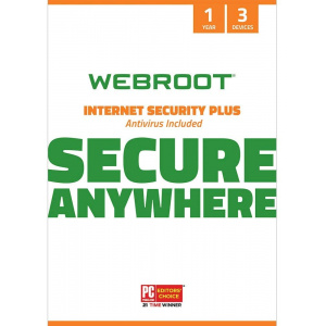 Webroot SecureAnywhere Internet Security Plus For 3 Devices / 1 Year